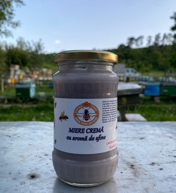 Miere cremă cu aromă de afine 500g