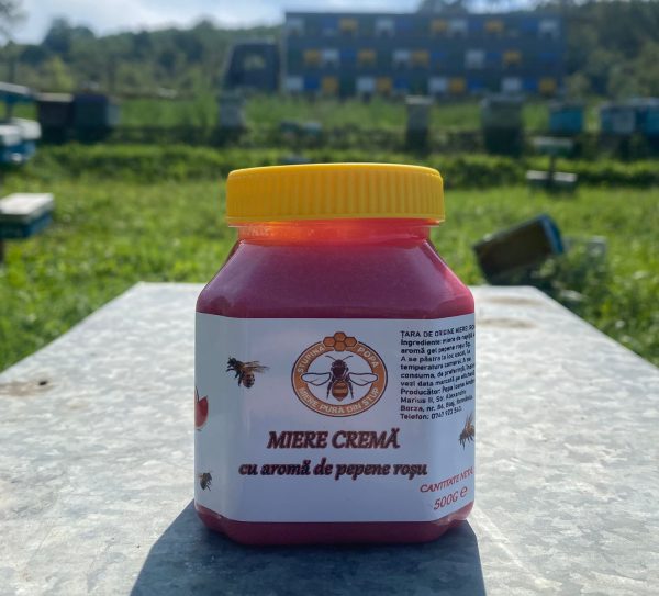 Miere cremă cu aromă de pepene roșu 500g