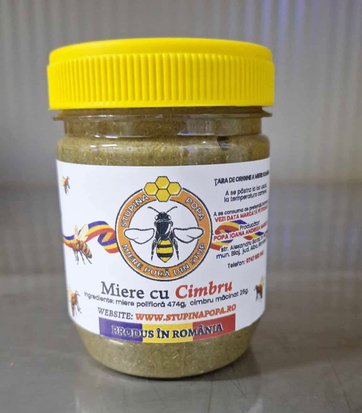 cimbru.jpg Miere cu cimbru 275g - imagine 1