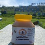 Miere cremă cu aromă de piersică 500g