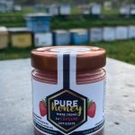 Miere cremă cu căpșuni liofilizate 300g