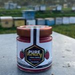 Miere cremă cu zmeură liofilizată 300g